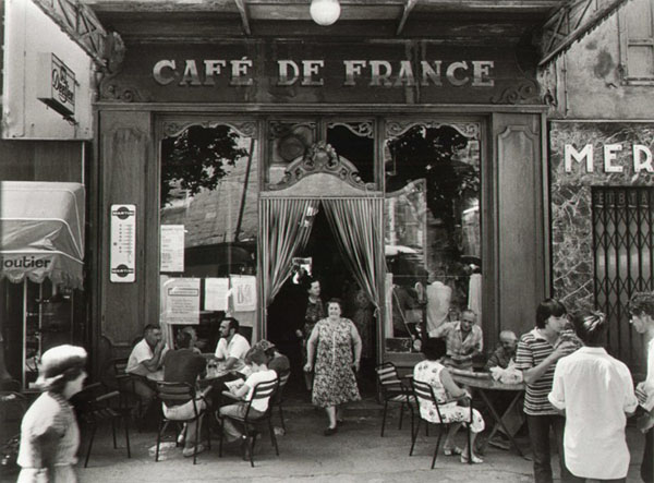 Cafe de France, Isle-sur-la_Sorgue, 1979